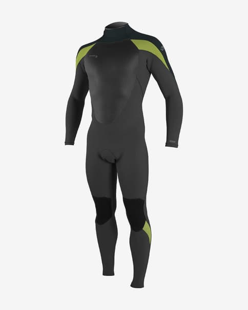 Traje neopreno O'Neill Epic 4/3 mm negro verde claro