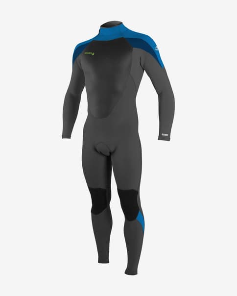 O'Neill Epic 5/4mm Back Zip Full jongens wetsuit zwart/grijs/marineblauw