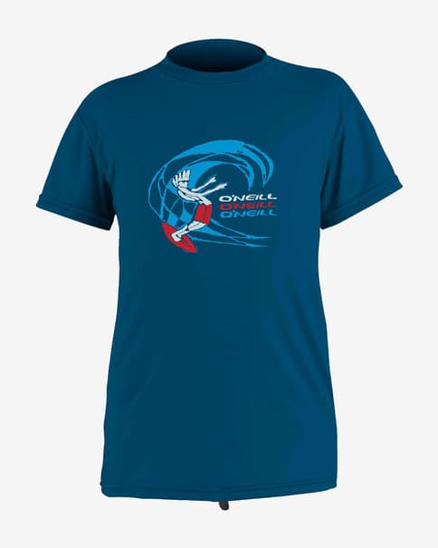 Camiseta O'Neill Toddler O'Zone Sun manga corta azul rojo niño