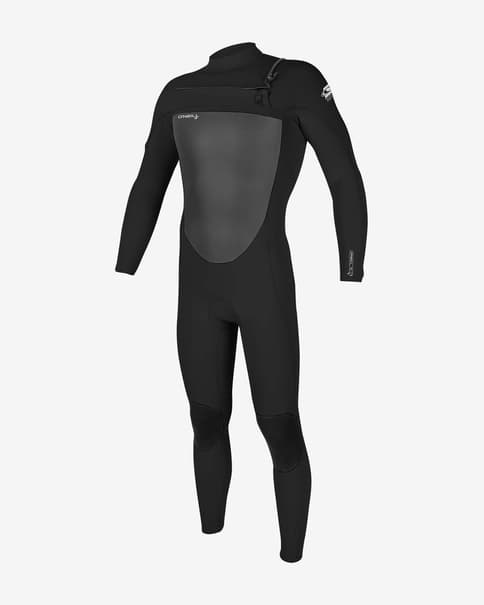 O'Neill Epic 3/2 mm wetsuit met volledige ritssluiting op de borst, zwart donkergrijs