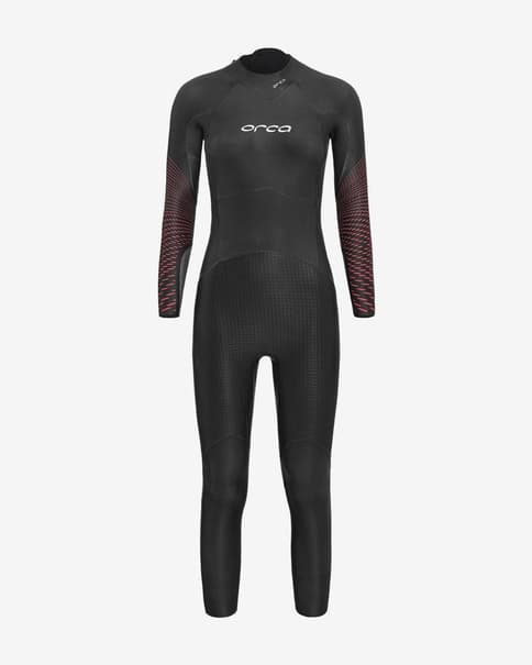 Traje neopreno Orca Apex Float V2 - (R)evolución del 3.8 negro rojo salmón mujer