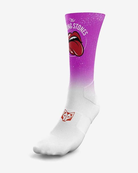Otso Stones Socken lila/weiß