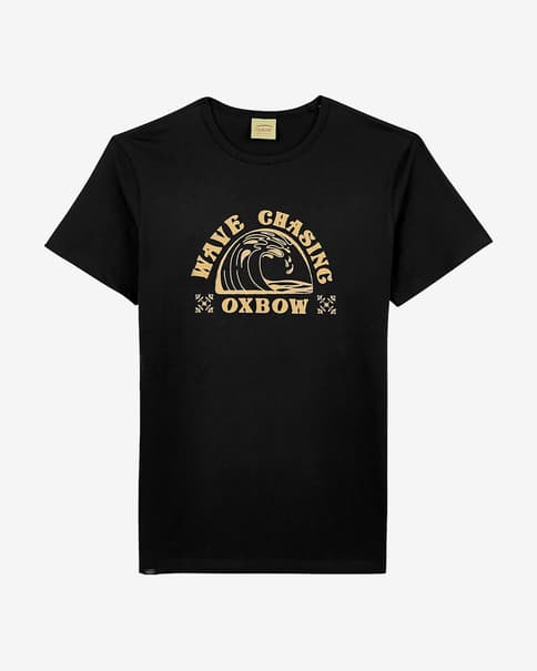 Oxbow Twave Short Sleeve T-shirt pure black