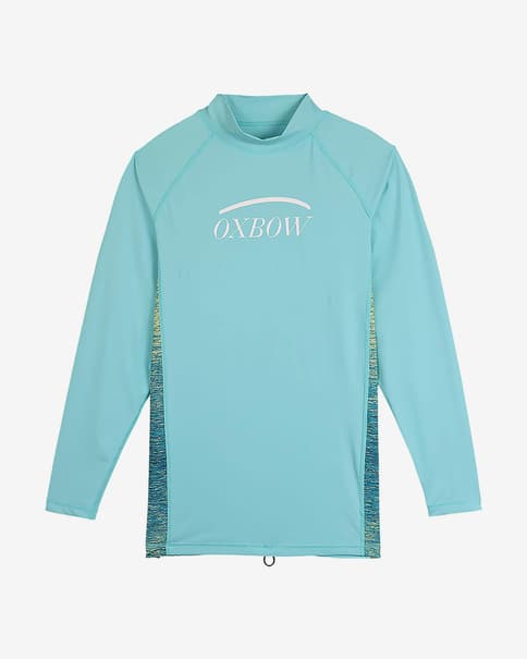 T-shirt Oxbow R1REED-RGL manches longues bleu clair