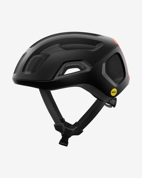 Casco POC Ventral Air MIPS negro puro naranja