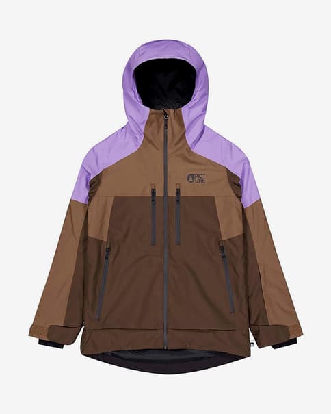 Chaqueta con capucha Picture Exa marrón oscuro rosa mujer