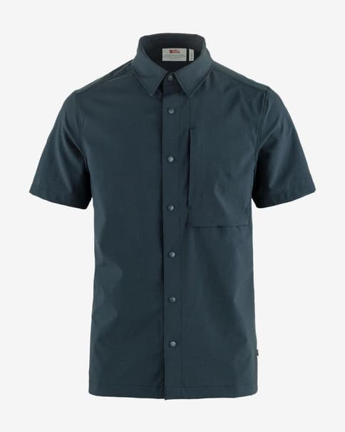 Camisa Fjällräven High Coast Pack manga corta azul marino