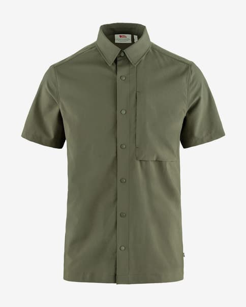 Camisa Fjällräven High Coast Pack manga corta verde bosque