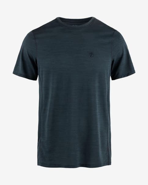 Camiseta Fjällräven Abisko Lite manga corta azul noche