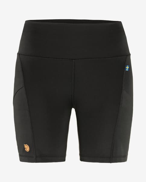 Malla corta Fjällräven Abisko 6" negro mujer