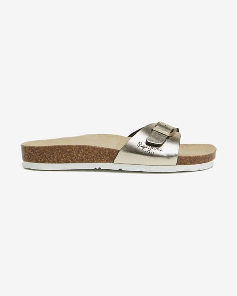 Pepe Jeans Oban Metal Damen Sandalen silber