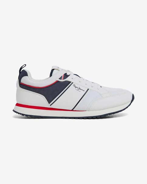 Zapatillas Pepe Jeans Dublin Brand blanco azul rojo