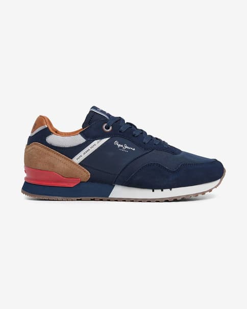 Pepe Jeans London Brand Laufschuhe blau/braun