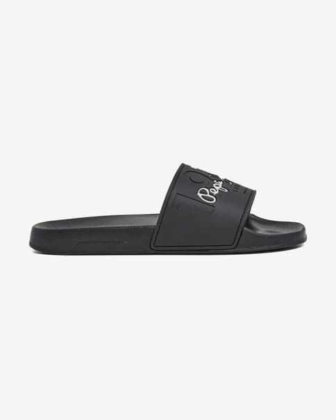 Badesandalen Pepe Jeans Slider Young schwarz