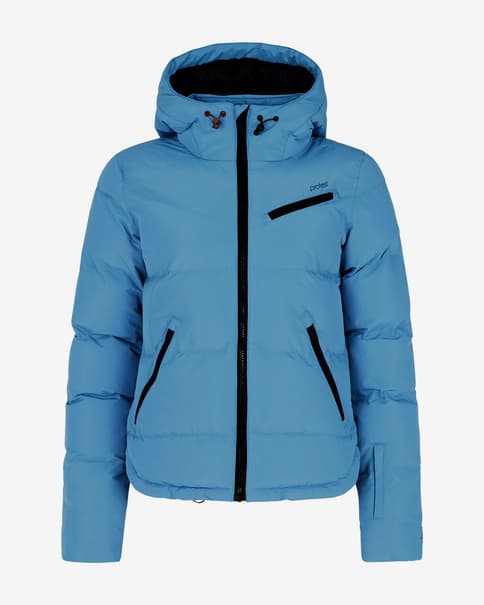 Chaqueta con capucha Protest PRTLucid azul profundo negro mujer