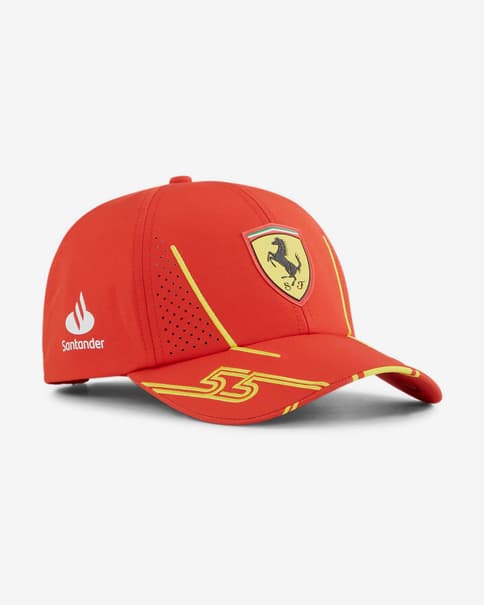 Puma Scuderia Ferrari Carlos Sainz kasket junior rød 