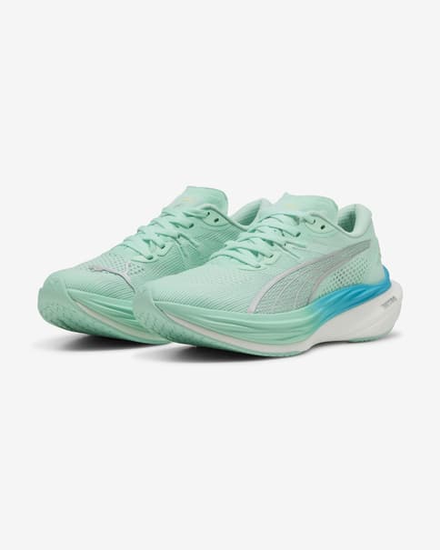 Zapatillas Puma Deviate NITRO 3 turquesa azul blanco mujer