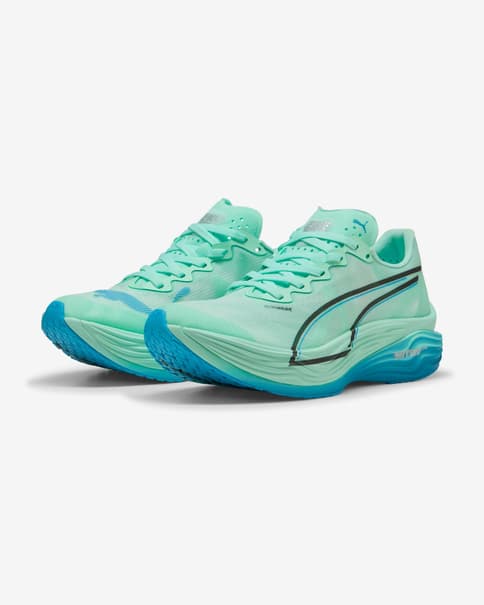 Zapatillas Puma Deviate NITRO Elite 3 verde turquesa azul mujer