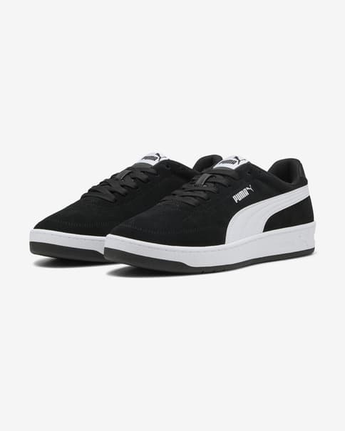 Zapatillas Puma Court Classic Clean Suede negro blanco