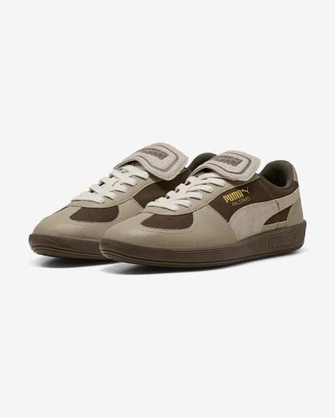 Zapatillas Puma Palermo Futbolito beige marrón