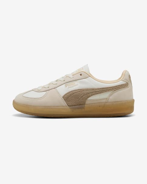 Zapatillas Puma Palermo Elevated beige claro blanco marrón mujer