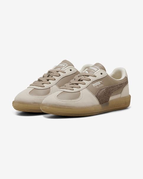 Zapatillas Puma Palermo Elevated beige marrón mujer