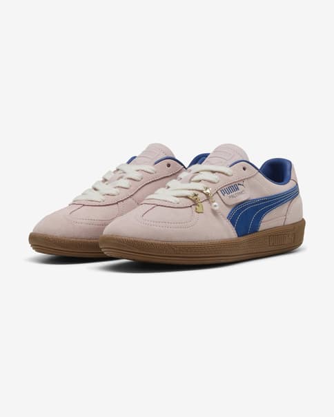 Zapatillas Puma Palermo Pin It Up rosa claro azul mujer