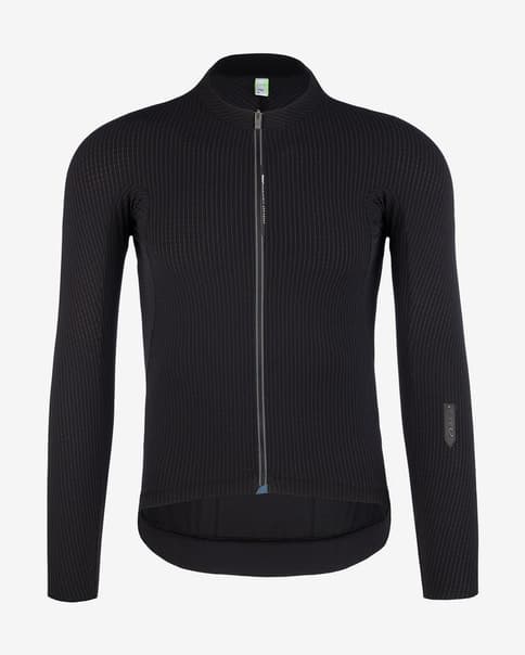 Maillot Q36.5 Dottore Pro manga larga negro profundo