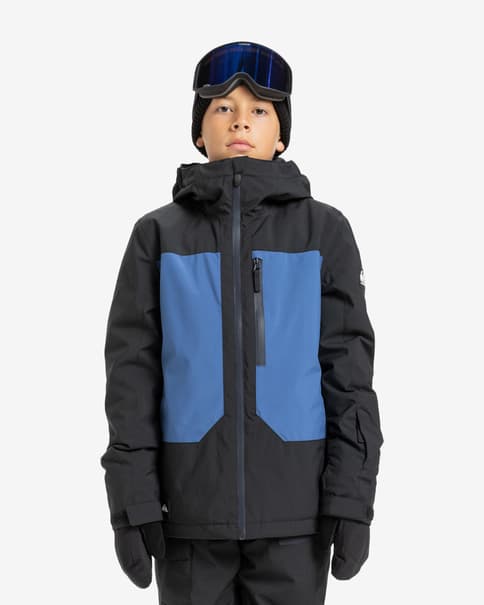Chaqueta con capucha Quiksilver Ambition 20K azul negro infantil