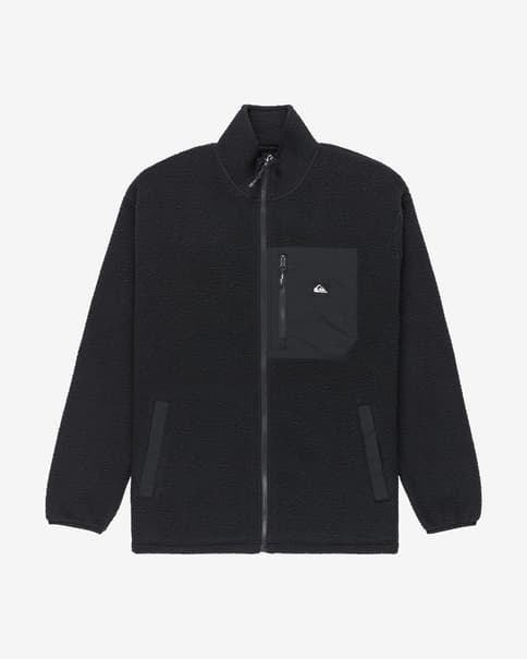 Forro polar Quiksilver Clean Coast full zip negro