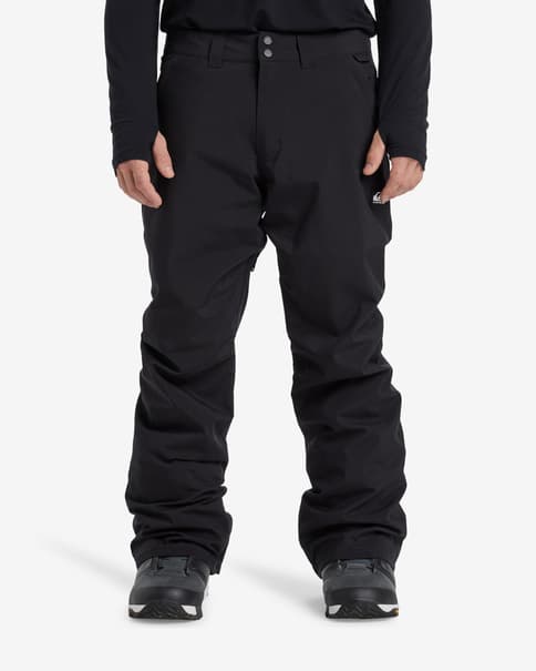 Pantalón largo Quiksilver Estate negro intenso