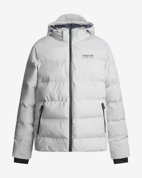 Chaqueta con capucha Red Bull Racing x Pepe Jeans City Puffer blanco puro