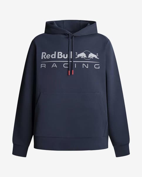 Sudadera con capucha Red Bull Racing x Pepe Jeans Team Logo Overhead azul marino gris