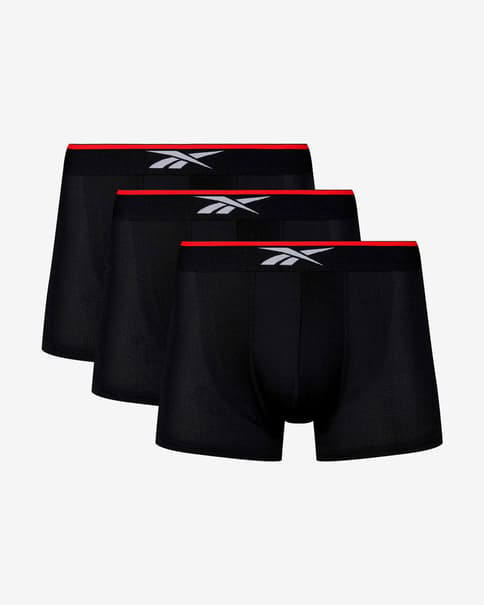 Bóxer Reebok Glynn negro puro (3 unidades)