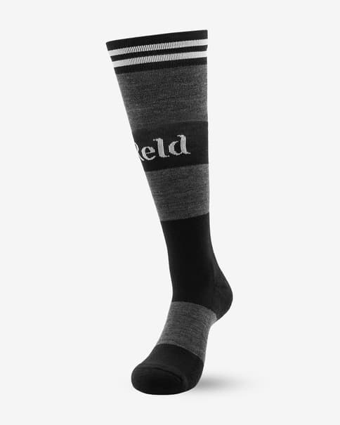 Calcetines Reld Merino Lines gris negro