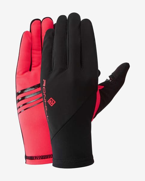Ronhill Wind-Block Handschuhe rot/schwarz