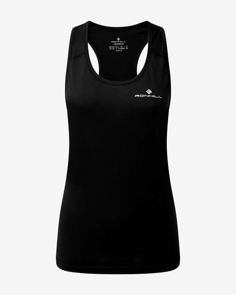 Camiseta Ronhill Core tirantes negro mujer