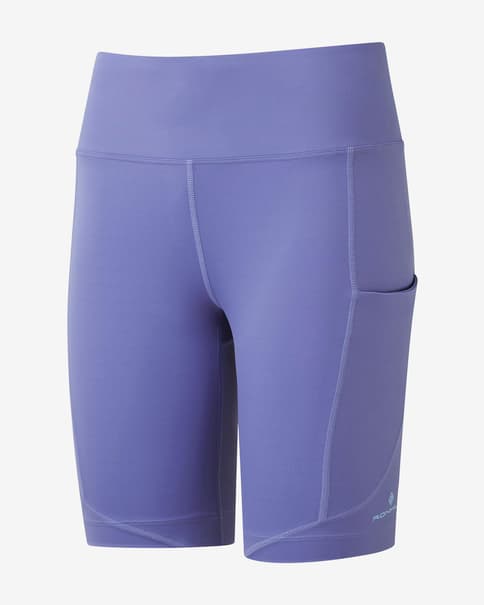 Malla corta Ronhill Tech Stretch lila oscuro mujer
