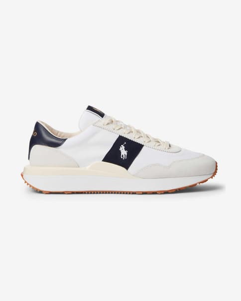 Zapatillas Ralph Lauren Train 89 blanco azul marino