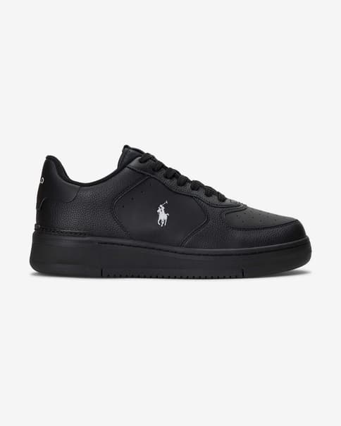 Zapatillas Ralph Lauren Masters Court negro puro
