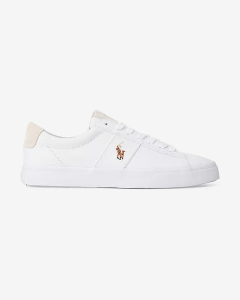 Zapatillas Ralph Lauren Classic Tenis blanco puro