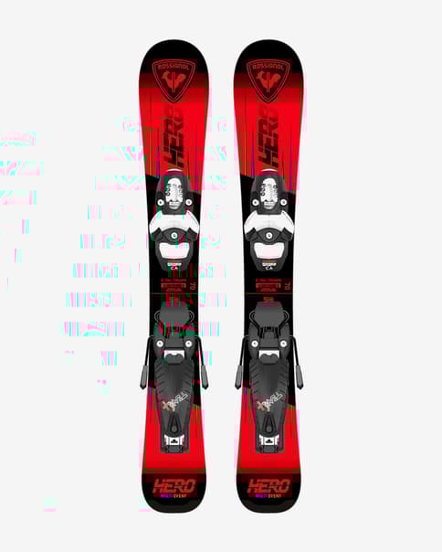 Rossignol Hero JR 130-150 Skis + Xpress 7 GW B83 Bindings Kids