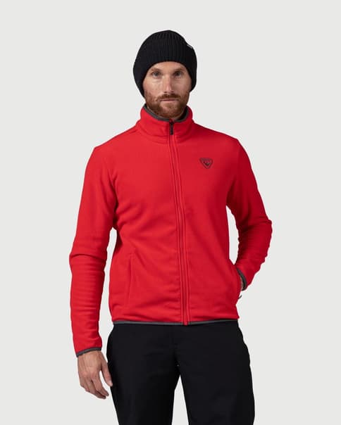 Forro polar Rossignol Strawpile Full Zip rojo