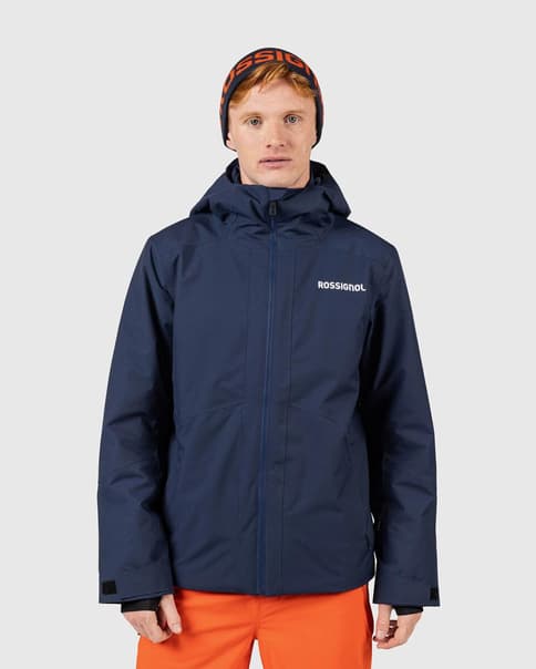 Chaqueta con capucha Rossignol Rochrun Insulated azul noche