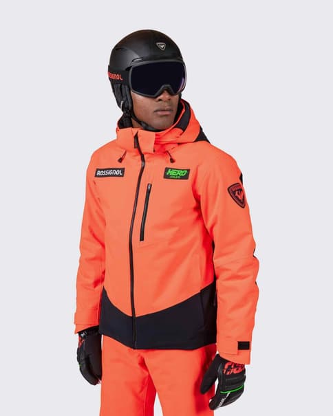 Chaqueta con capucha Rossignol Hero Blackside Insulated naranja negro