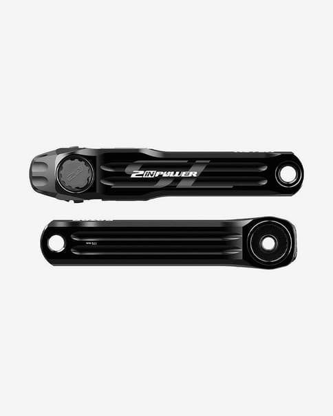 Pedivelle con misuratore di potenza Rotor 2 In Power SL RD nero lucido