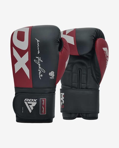 Guantes RDX Boxing Rex F4 negro blanco rojo