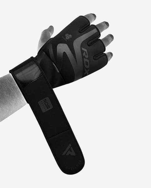Guantes RDX Grappling Neoprene T15 negro puro