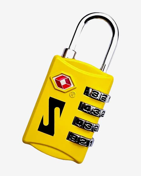 Candado Scicon TSA Luggage amarillo