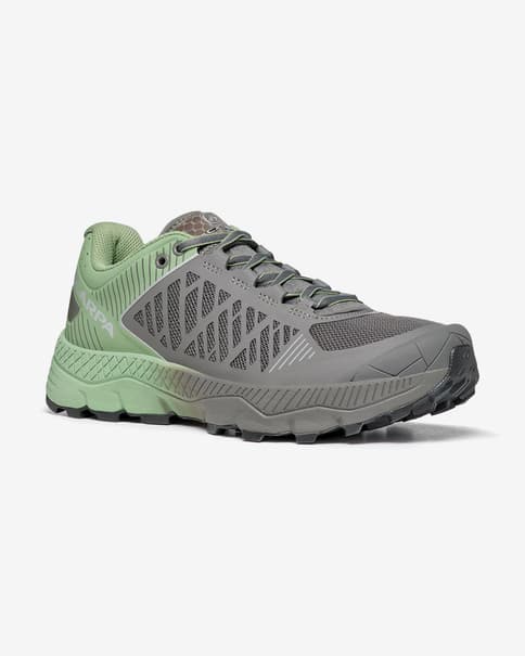 Zapatillas Scarpa Spin Ultra gris verde claro mujer